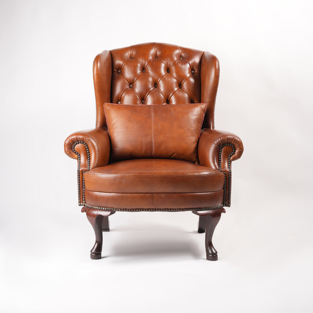 LHCR Wing Chair & Stool
