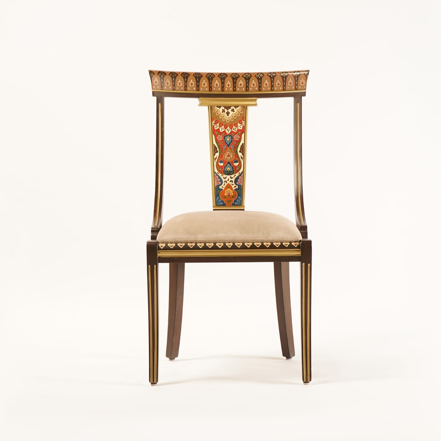 DG 31 Dinning Chair - pair with decorated side table
