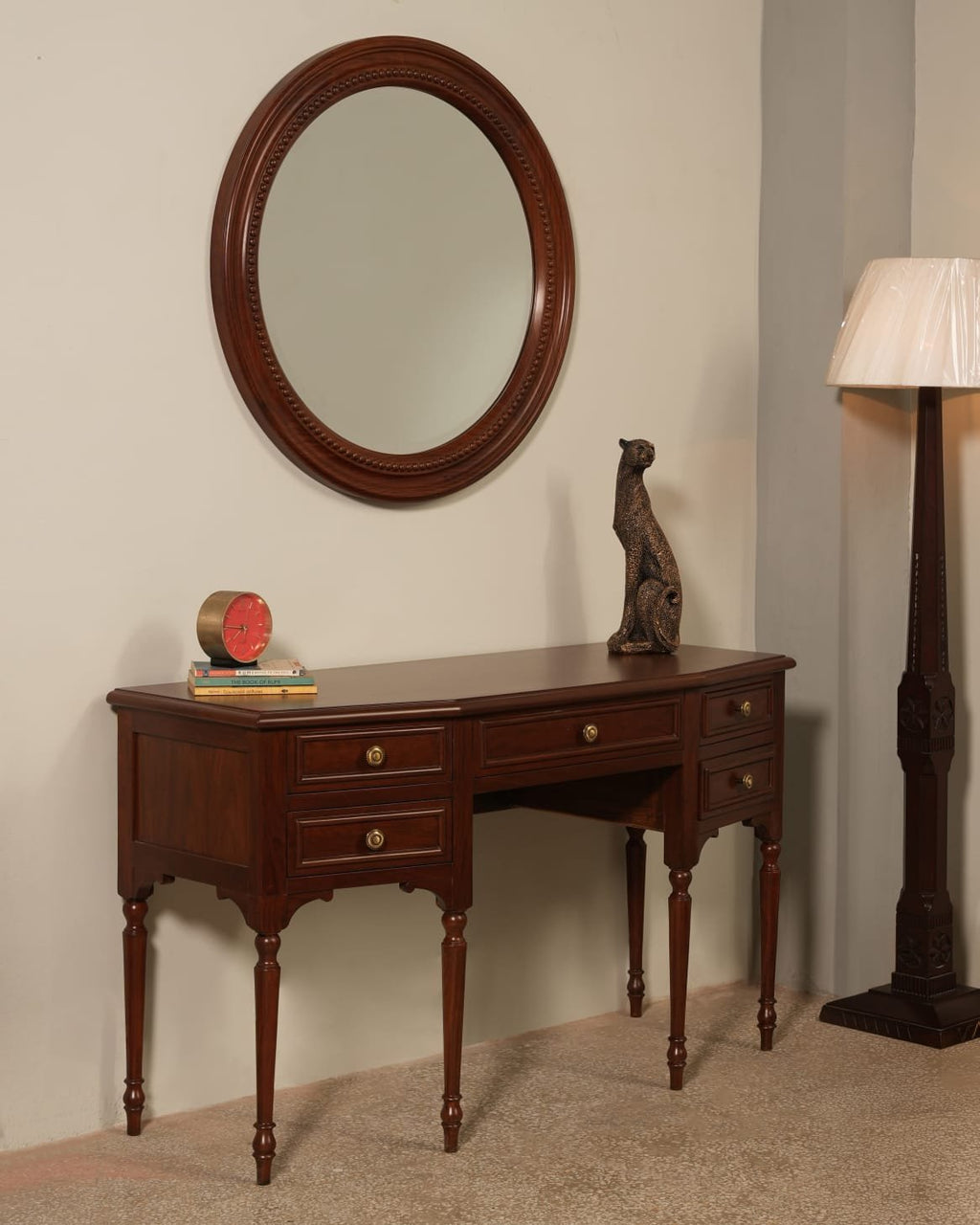 Isabelle Dresser With Mirror - drawer detail close-up
