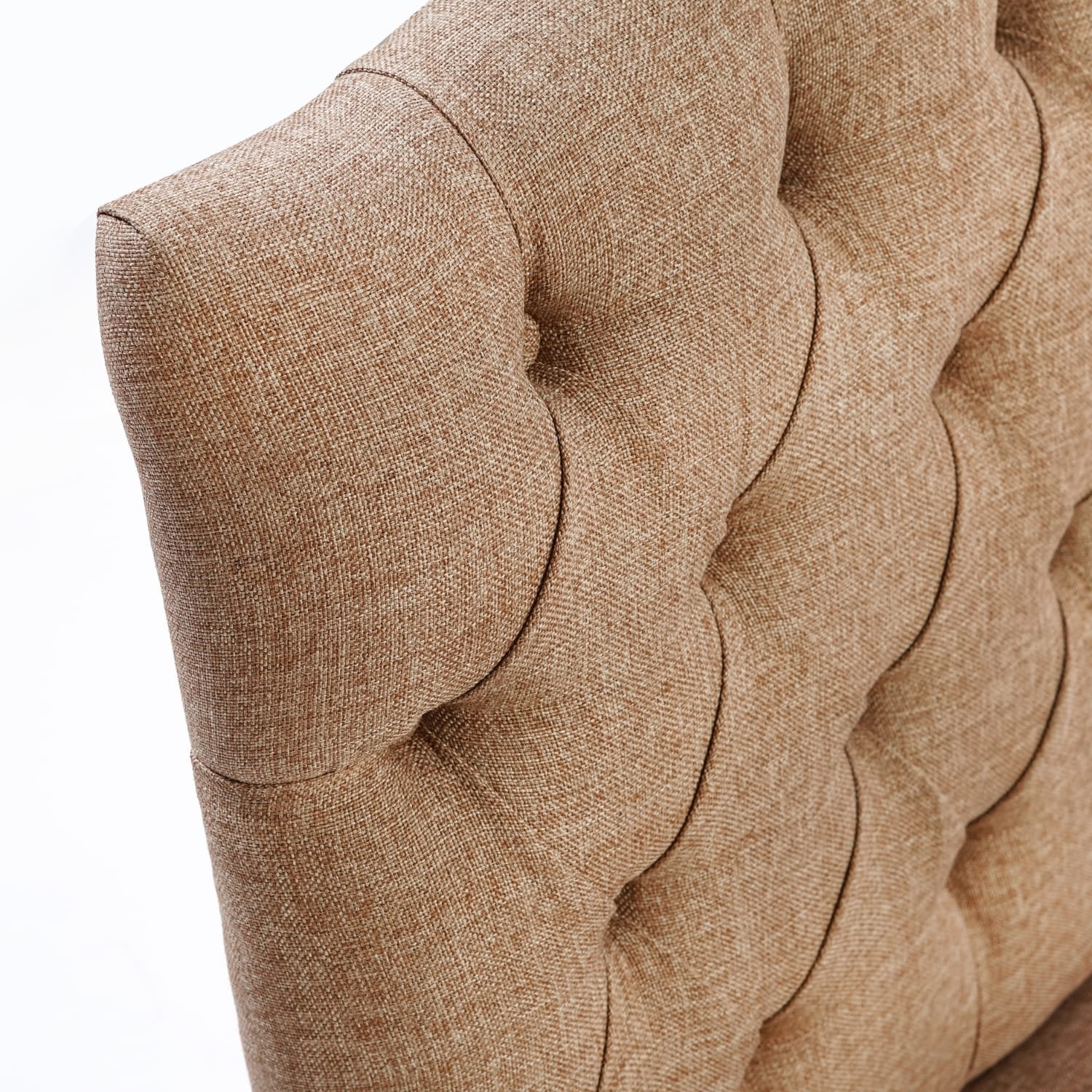 Lima Dinning Chair - rear view with nailhead trim